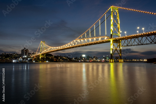 The Hercílio Luz Bridge is a suspension bridge located in Florianópolis, in the Brazilian state of Santa Catarina.