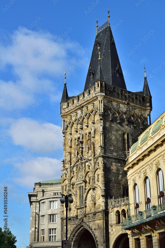 Fototapeta premium Prager Pulverturm, vertikal