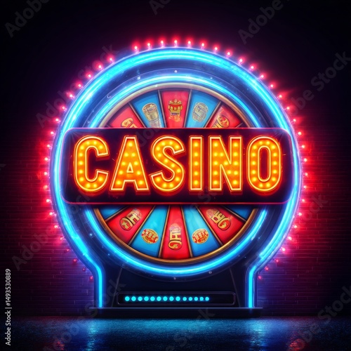 Neon Casino Wheel: Win Big with Thrilling Slot Games