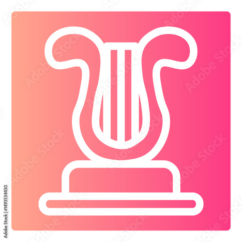 lyre gradient icon