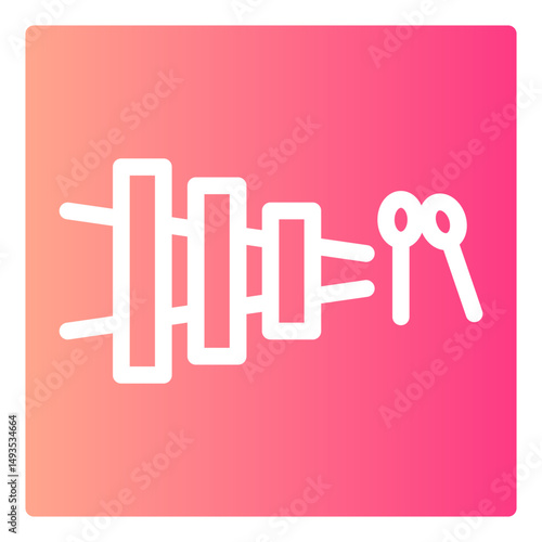 xylophone gradient icon
