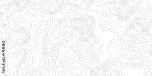 Abstract minimal The patter discovery vector topo map creative discovery White wave grid stripe line map topography. vector geographic contour mounted map background.	
