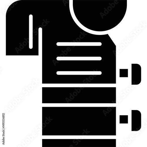 Plastron Icon Vector Element