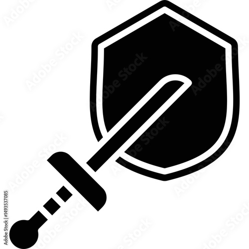 Fencing Icon Vector Element