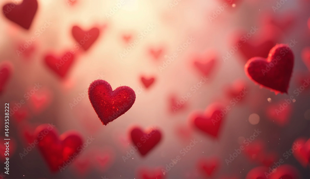 red hearts on a red background red hearts on a red background