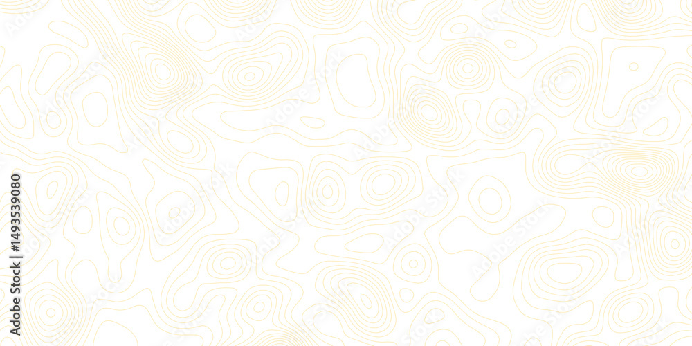 Fototapeta premium Abstract topographic map pattern seamless design background