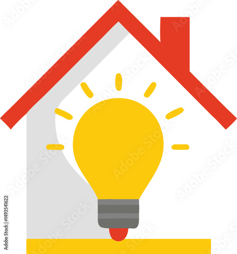 Innovative Home Design Concept with a Lightbulb Idea