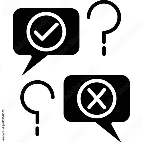 Confusion Icon Vector Element