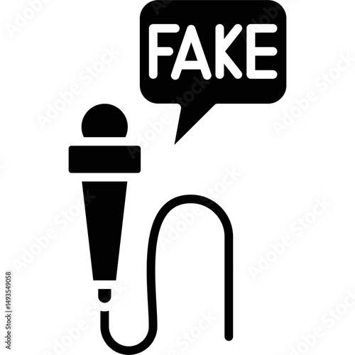 Reporter Icon Vector Element