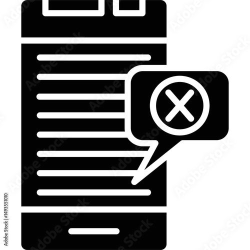 Fake News Icon Vector Element