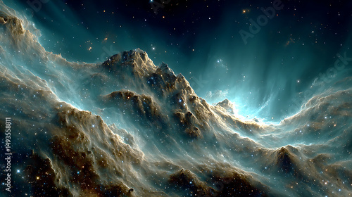 High-Resolution 8K Extraterrestrial Landscape – Futuristic Alien World with Surreal Terrain and Sci-Fi Atmosphere