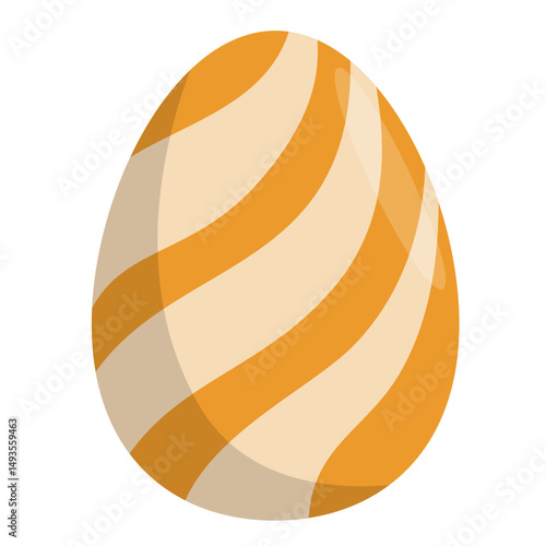 Striped Chewy Candy Illustration
