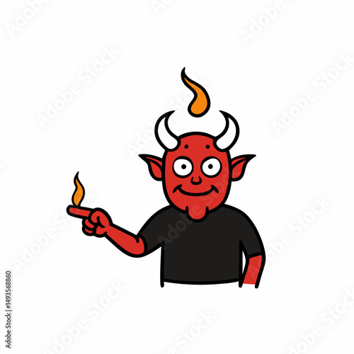 red devil cartoon