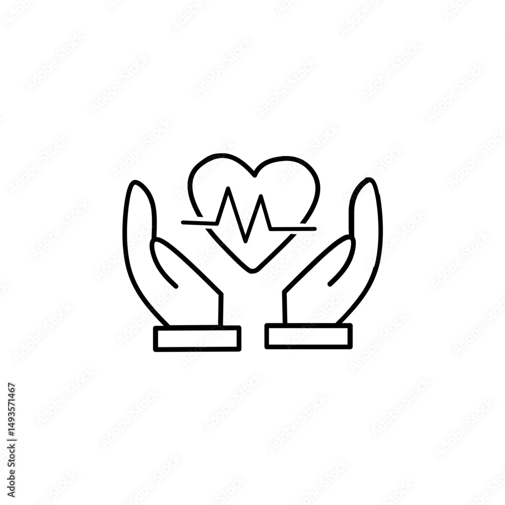 Obraz premium Healthy Icon Vector