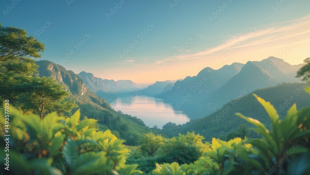 Obraz premium Scenic view in the natural surroundings