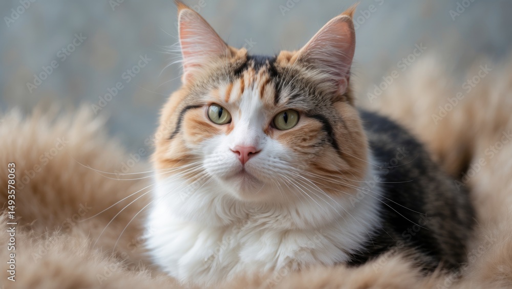 charming tiny tricolor pet cat charming tiny tricolor pet cat
