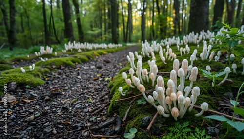 spring flowers in the forest