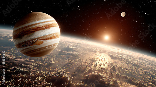 High-Resolution 8K Extraterrestrial Landscape – Futuristic Alien World with Surreal Terrain and Sci-Fi Atmosphere