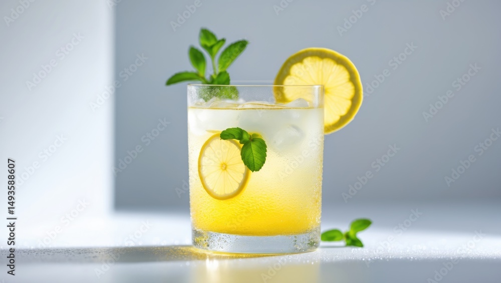 Fototapeta premium beverage made with lemon