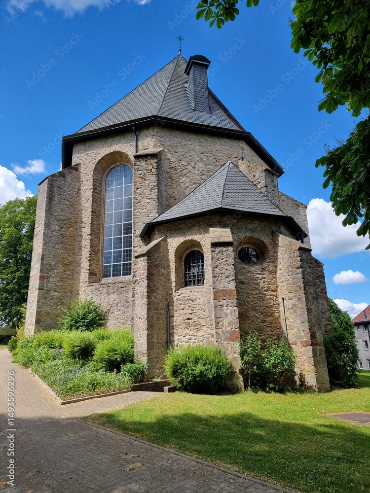 Naklejka premium The Catholic Church of the Assumption of the Virgin Mary in Pömbsen