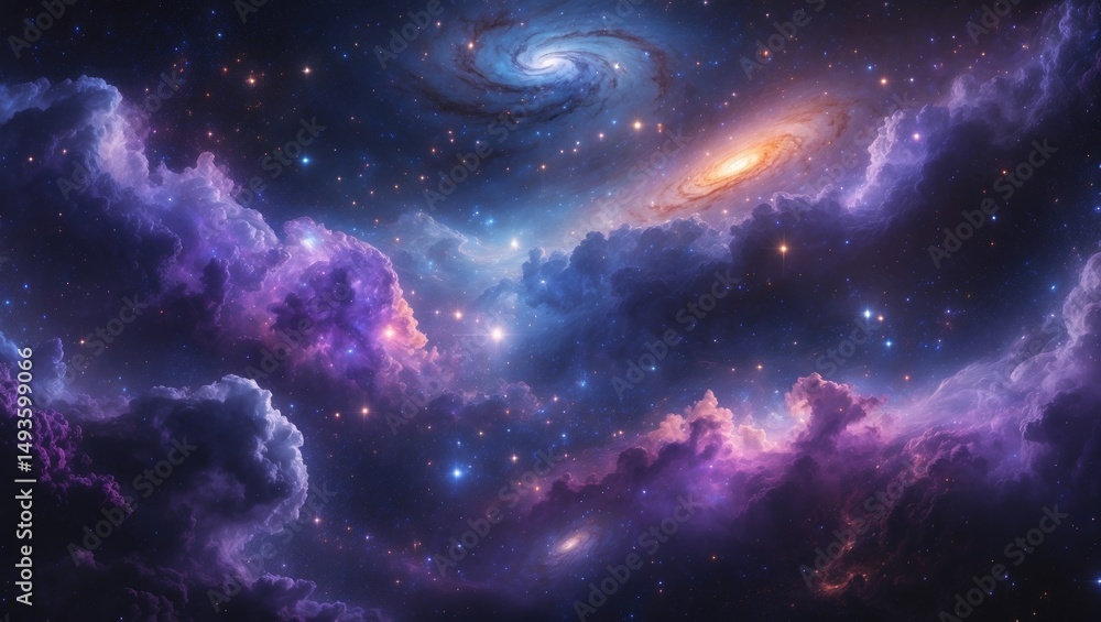 Obraz premium The Universe's Background