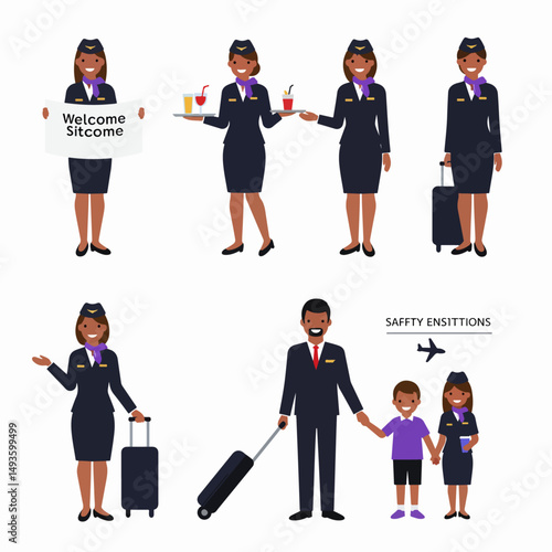 Flight attendant services for passenger onboarding assistance