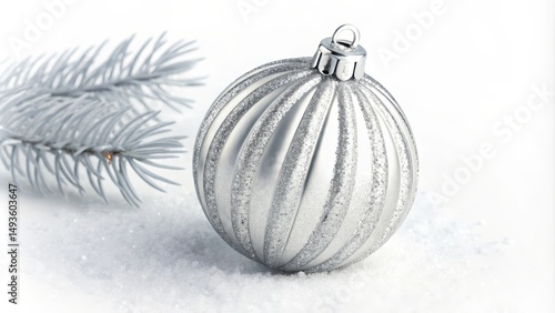 Elegant Silver Ornament wit...