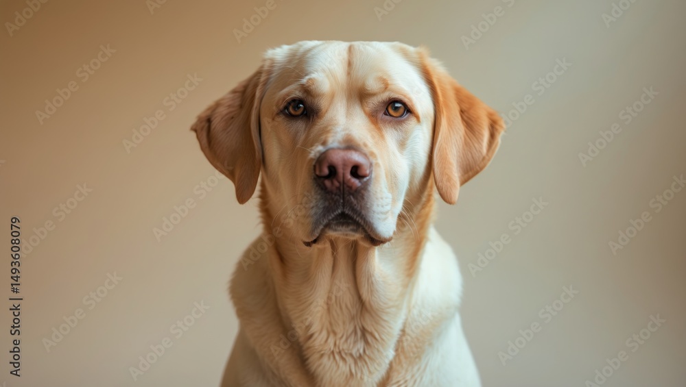 Portrait of a Labrador Retriever Portrait of a Labrador Retriever