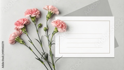 Pink Carnations with Invita...