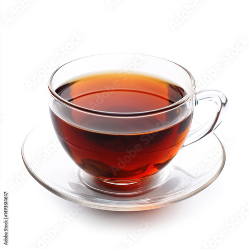 glass of tea isolated