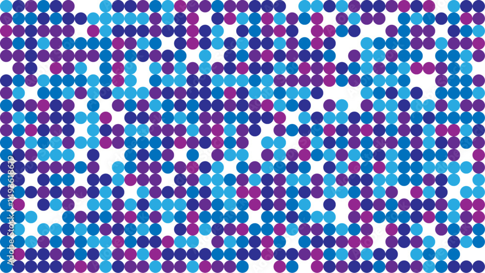 circulos azul roxo