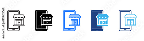 Ecommerce Icon Set With Multiple Style Collection 
