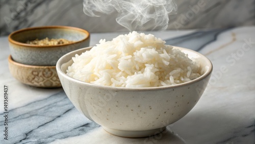 Steaming Bowl of White Rice...