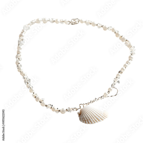 Wallpaper Mural Sophisticated Anklet with Delicate Crystal B Isolated on Transparent Background Torontodigital.ca