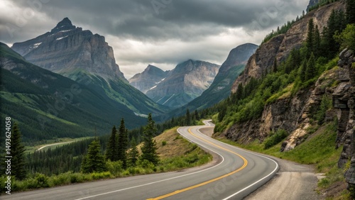 Winding Road to Majestic Pe...