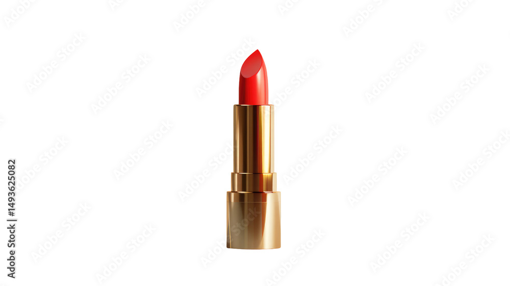 Red lipstick white background Red lipstick white background