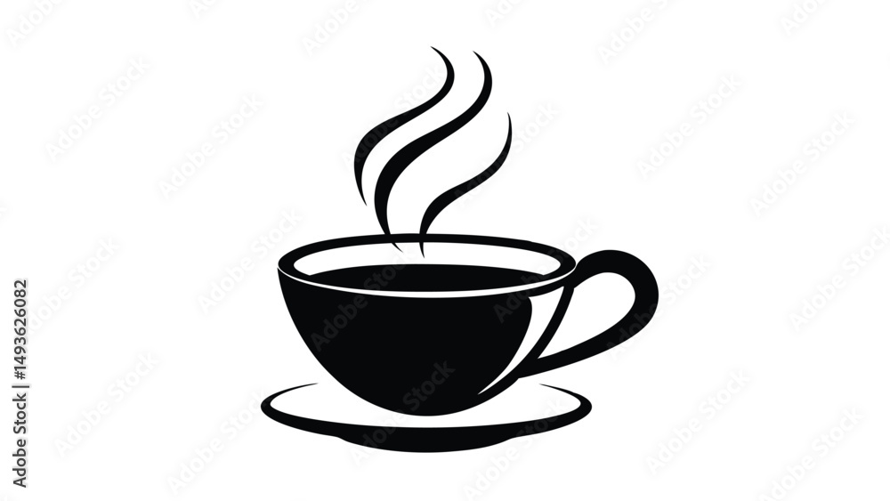 Obraz premium Steaming Cup of Coffee