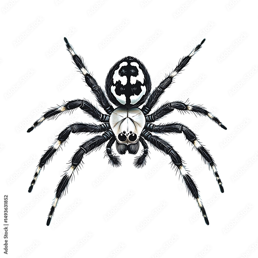 Obraz premium Ornate Spider Illustration