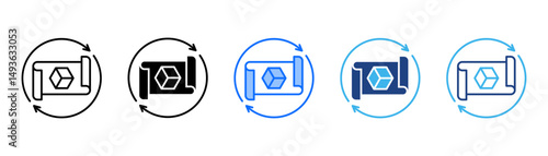 Redesign Icon Set With Multiple Style Collection 