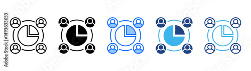 Contribution Icon Set With Multiple Style Collection 