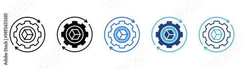 Redesign Icon Set With Multiple Style Collection 