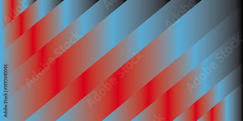 Gredient red Abstract background of lines in shades of Blue .Vector illustration with Gredient and Lines. Abstract design featuring play button on blue background. Ideal for technology.