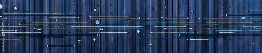 Obraz premium simple circuit board line pattern