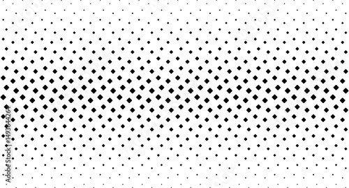 Seamless in one direction Disappearing effect. Short fade out . Black rectangles
