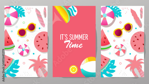 Embracing the blissful vibes of summer a season of fun vacations and endless joy in vibrant vector