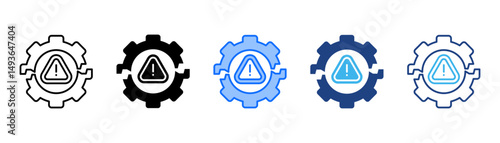 Incident Icon Set With Multiple Style Collection 