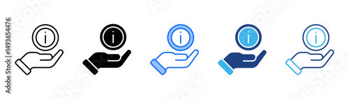 Information Icon Set With Multiple Style Collection 