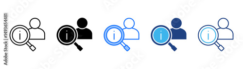 Search Icon Set With Multiple Style Collection 