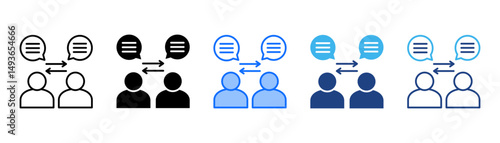 Response Icon Set With Multiple Style Collection 