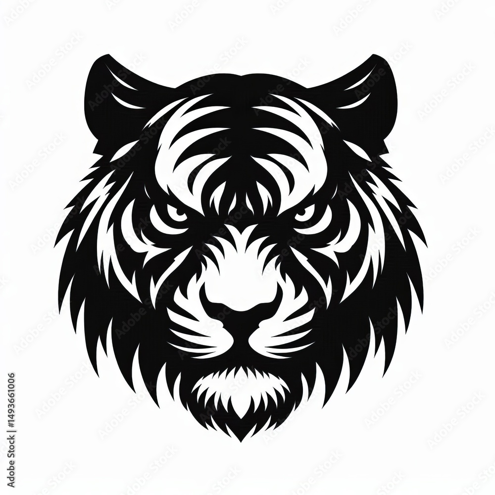 Fototapeta premium tiger silhouette